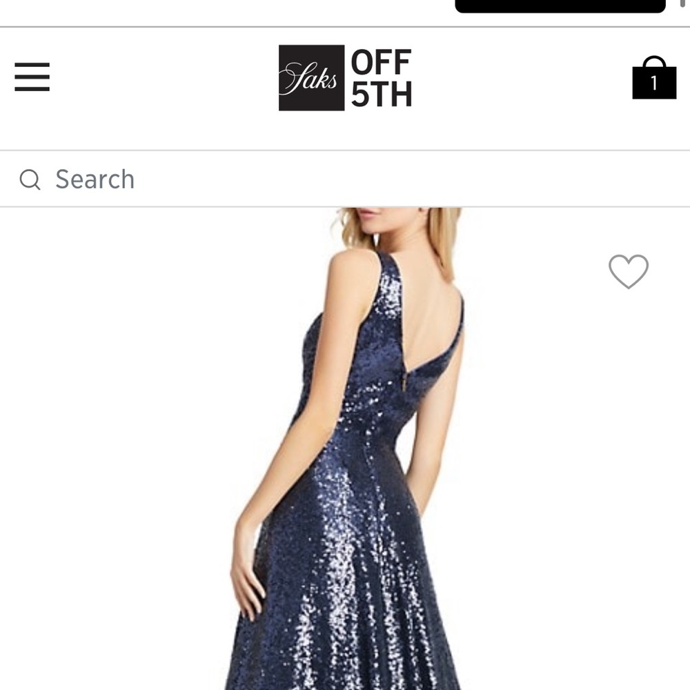 Mac Duggal Sequin Ball Gown